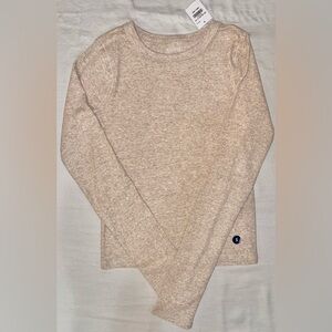 Hollister Beige Long Sleeve Tee